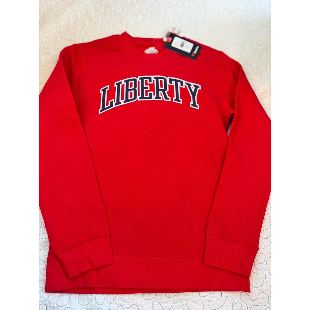 Fanatics Liberty University Men's Red Crewneck Sweatshirt NCAA Size Small